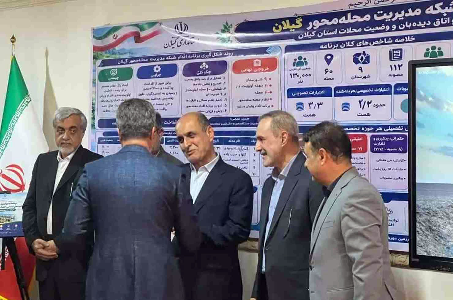 تقدیر استاندار گیلان از مدیر شعب بانک مهر ایران برای خدمات‌رسانی به محلات کم‌برخوردار