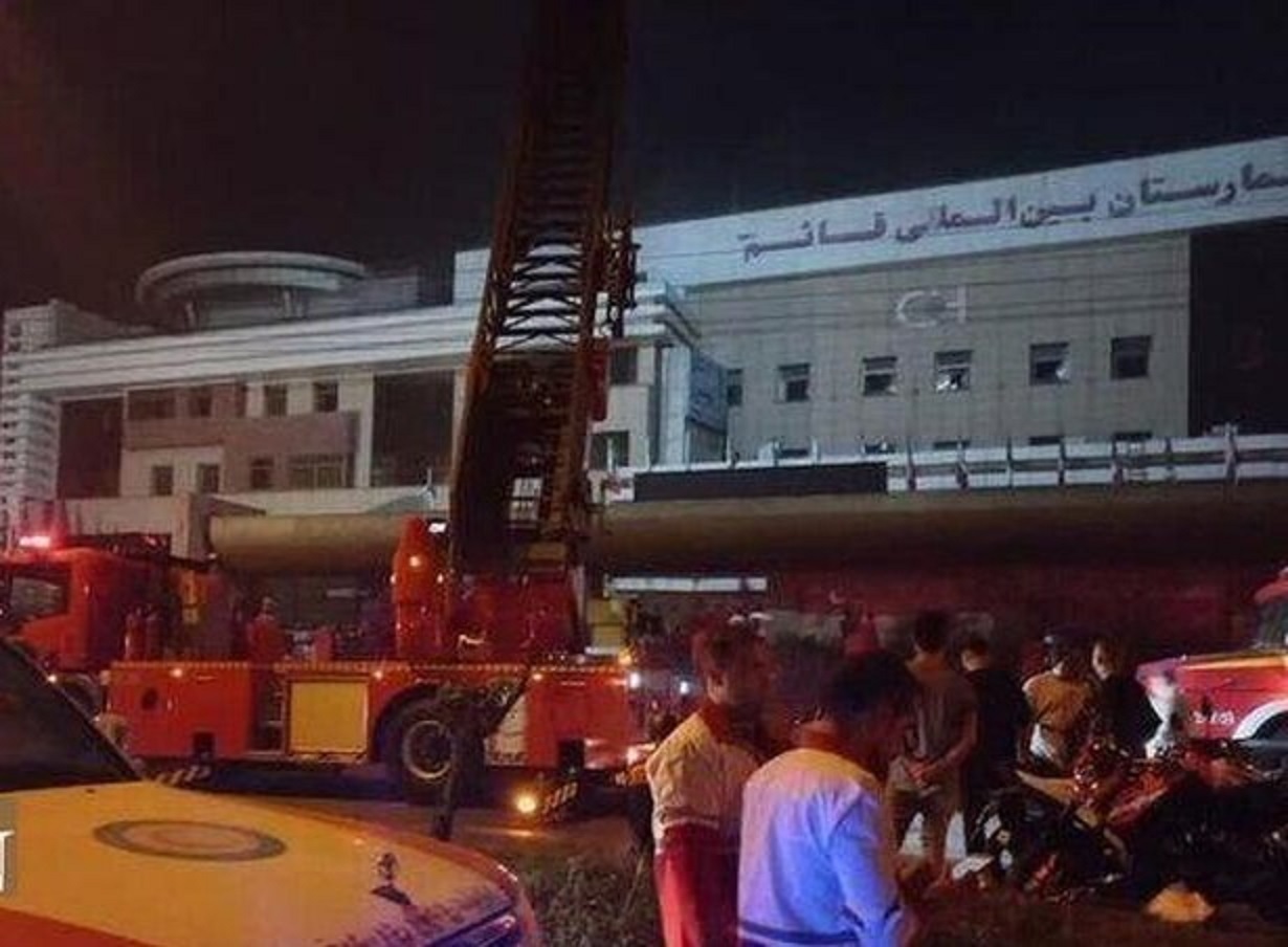 تماس سرپرست ریاست جمهوری با استاندار گیلان پس از آتش‌سوزی در بیمارستان قائم